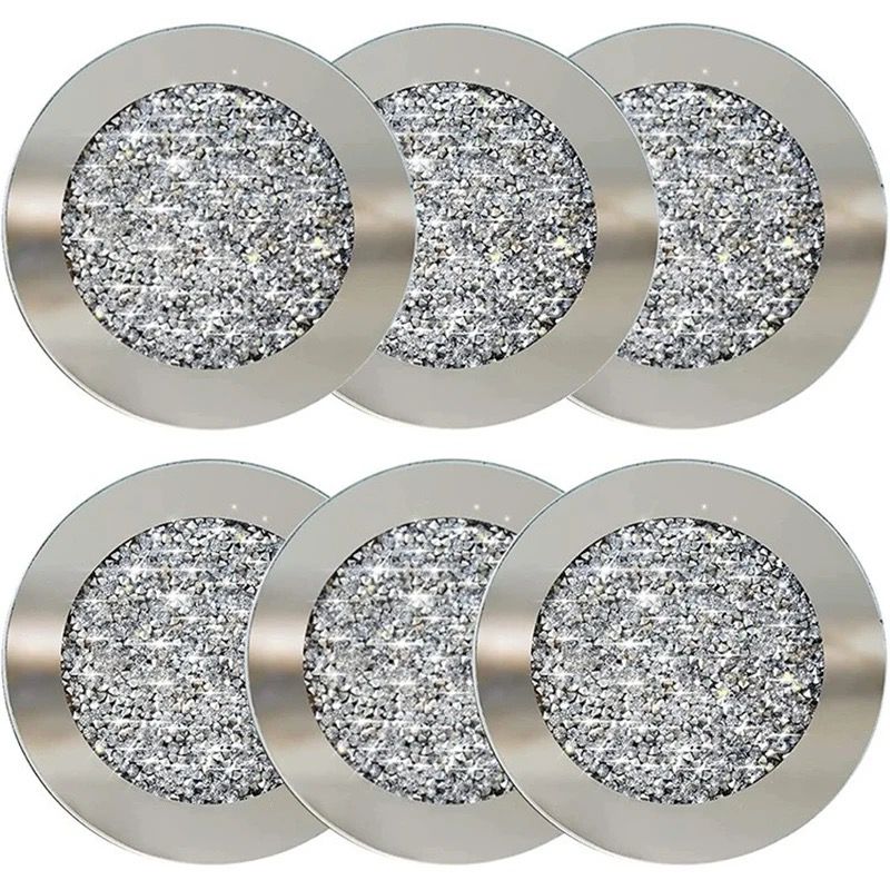 Crystal Coasters Round Set