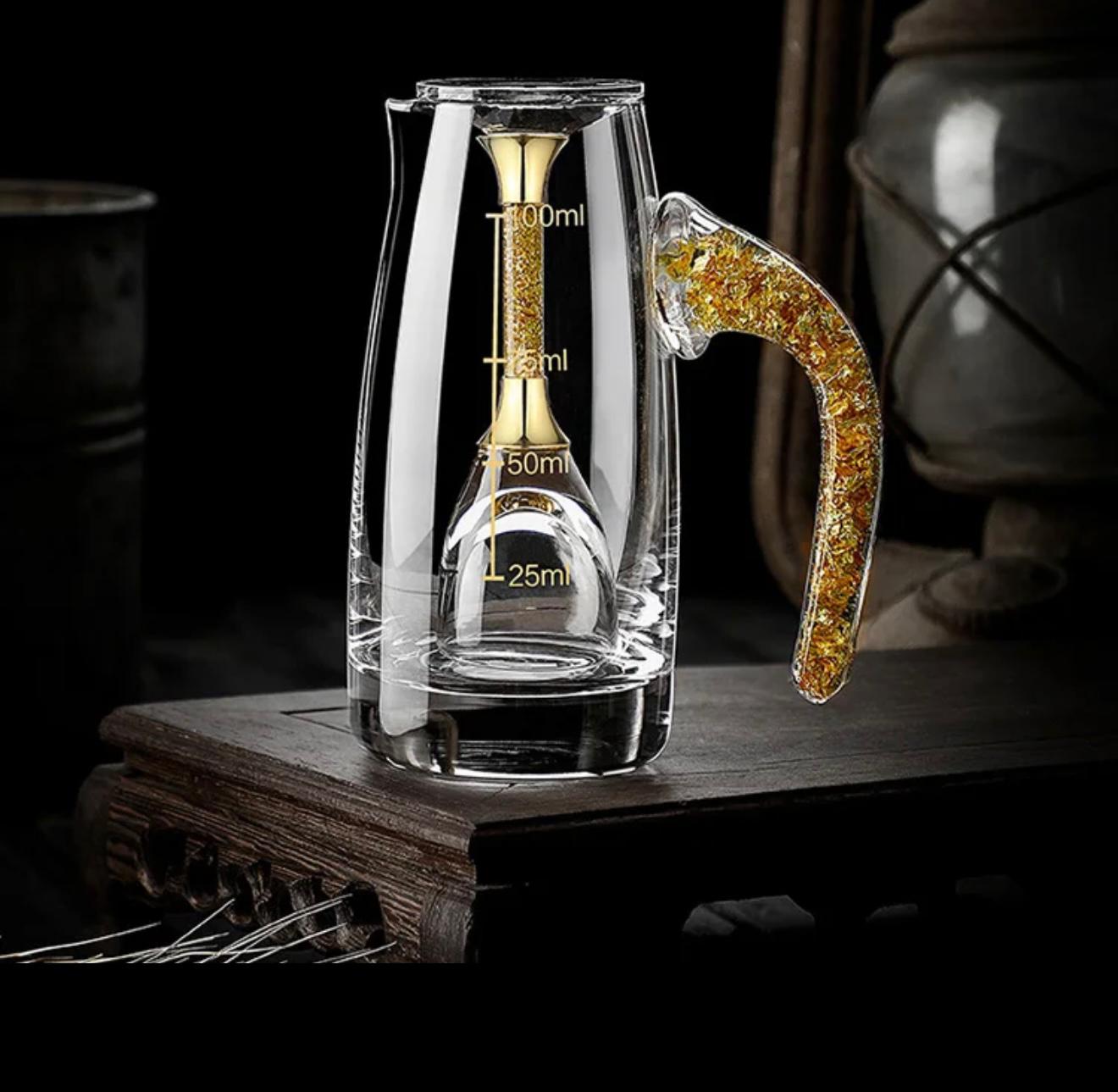 “Scintilla” Crystal Wine Pitcher