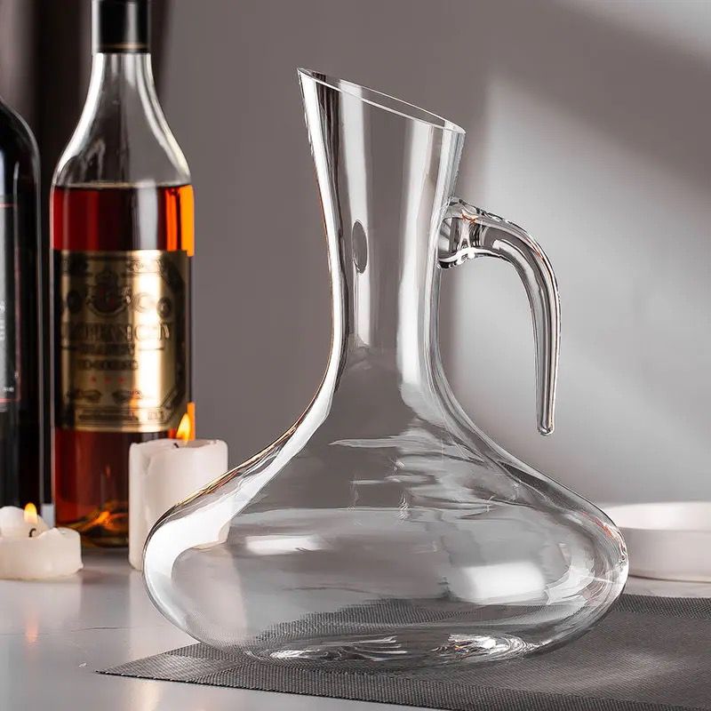 Swan Neck Crystal Decanter
