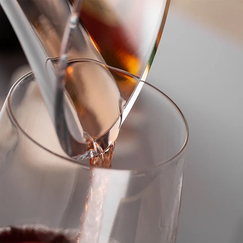Swan Neck Crystal Decanter