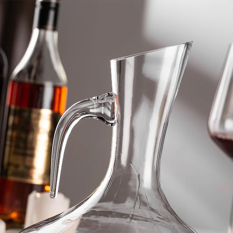 Swan Neck Crystal Decanter